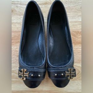 Tory Burch Leather Ballerinas